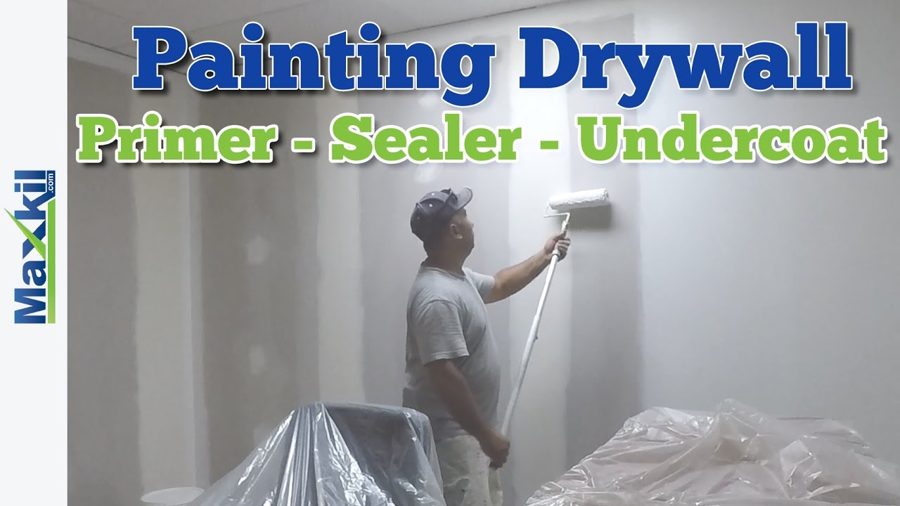Paint Drywall – How to Paint Prime new Plasterboard