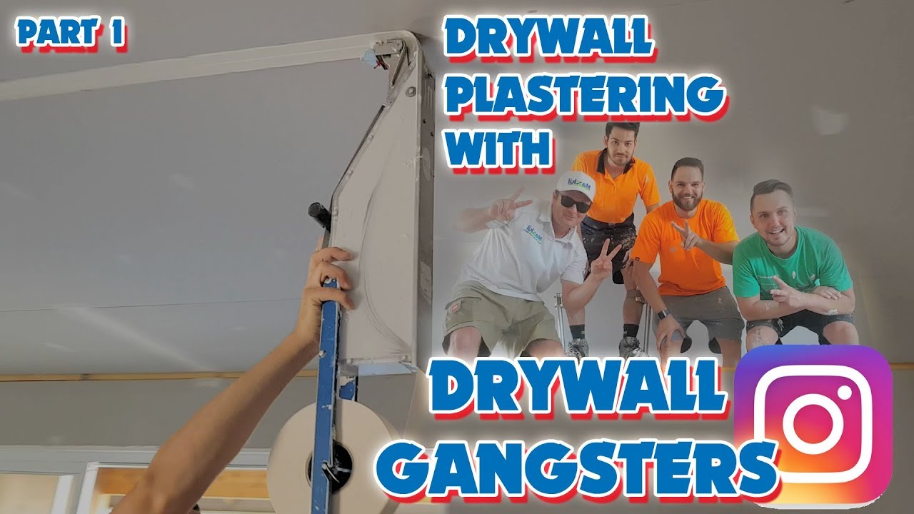 Pro Drywall Plastering with the Drywall Gangsters