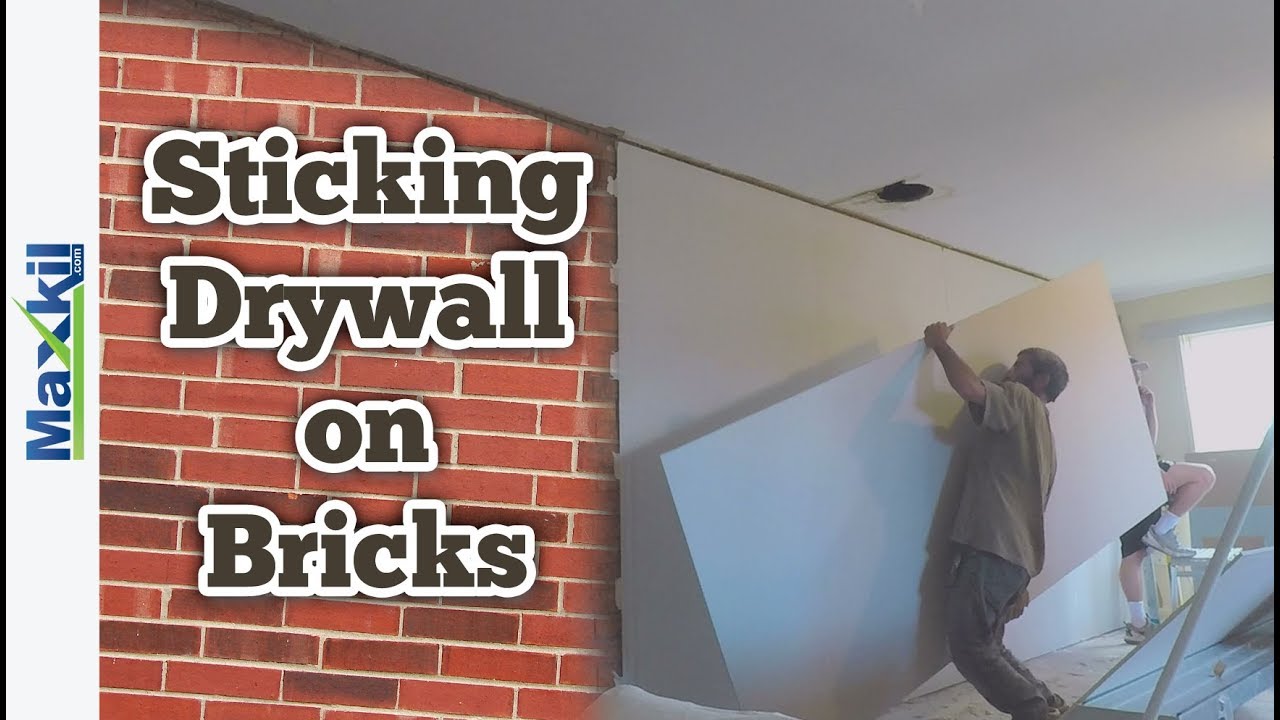 Fixing Drywall Vertically onto Brick and Blockwork