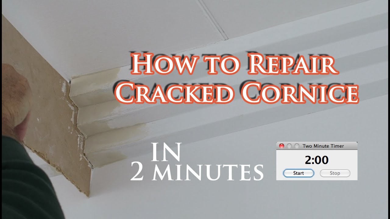 This is How To Repair a constant Cracking Cornice