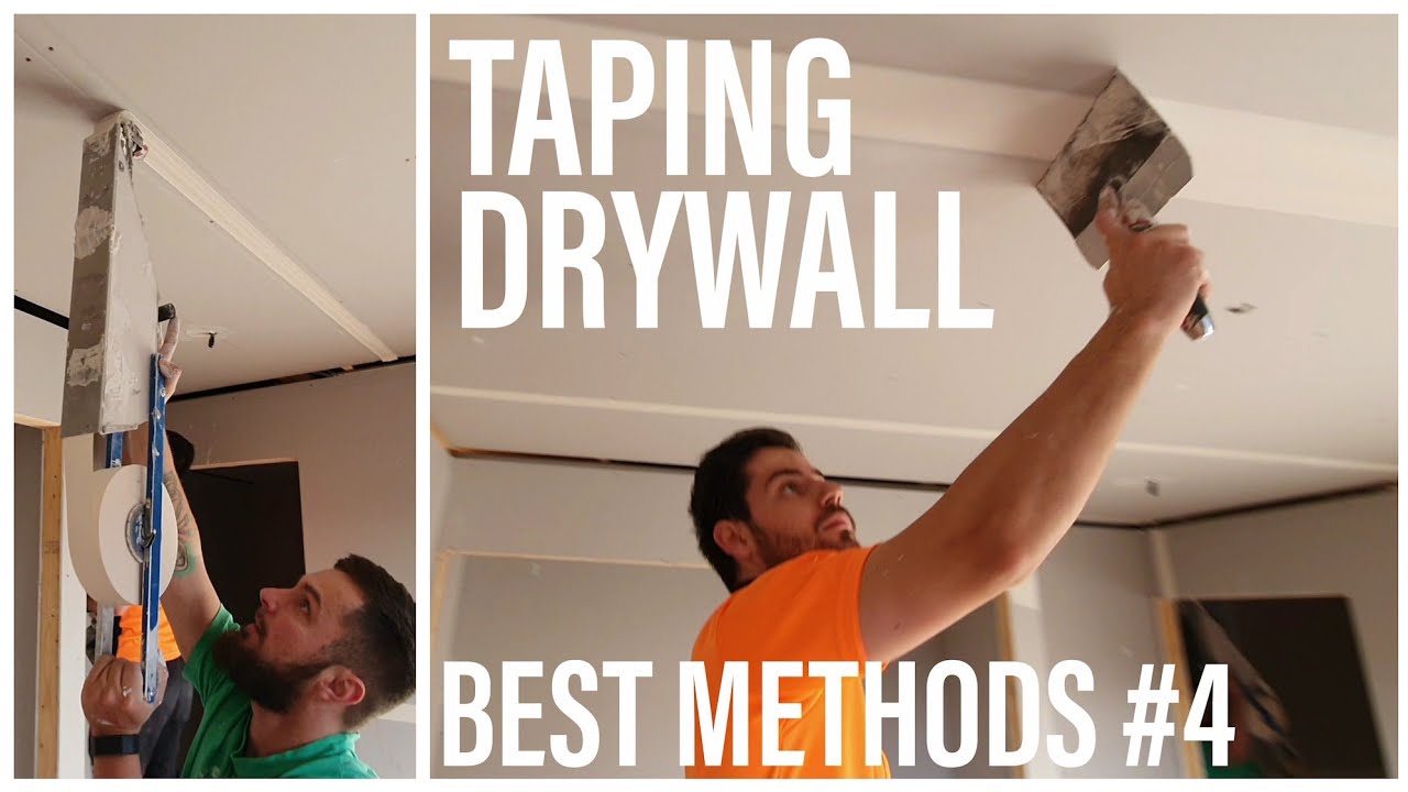 PRO DRYWALL TAPING TIPS & TRICKS | Drywall Finishing Construction Series #4
