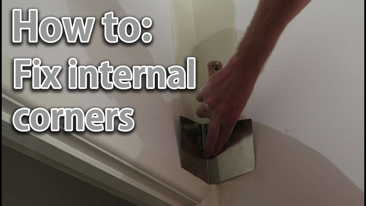 DIY fix the cracking internal corner of a drywall plaster wall