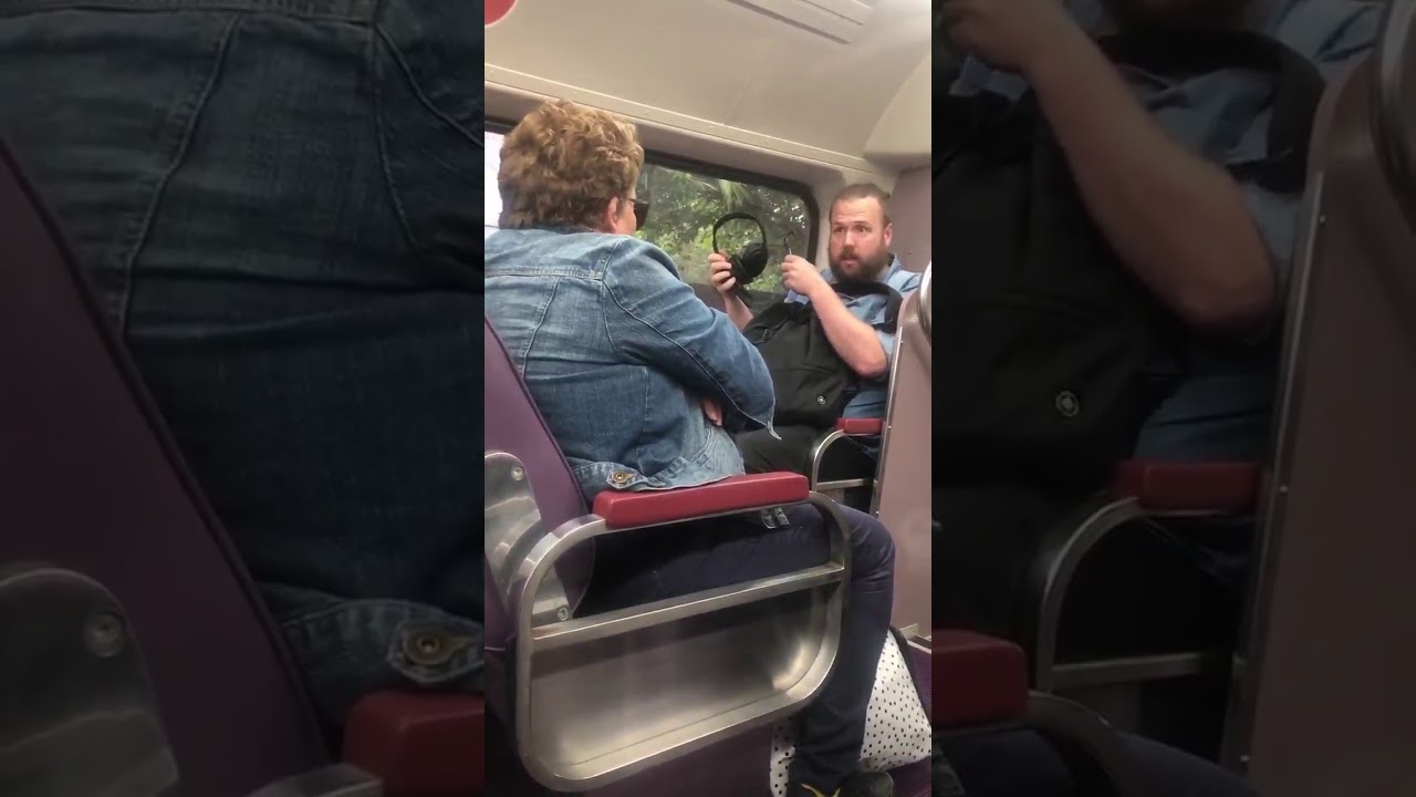 Woman coughs on man on Sydney train