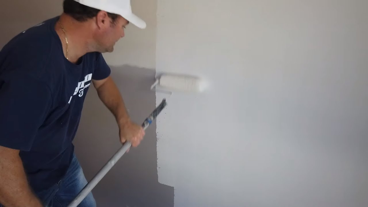 How to paint undercoat on Drywall Plasterboard