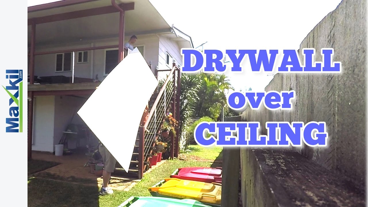 See How To Drywall over an Existing Ceiling