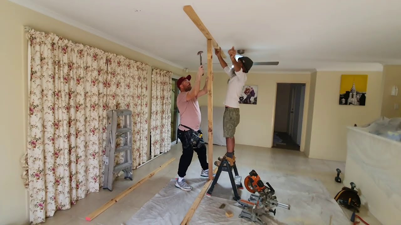How to Fix your Ceiling if you can see your Drywall Plasterboard Joints