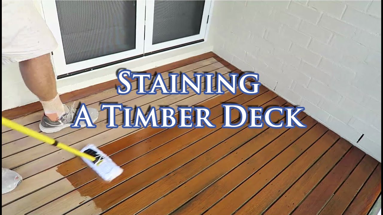 Stain and Restore Timber Decking Using Sikkens