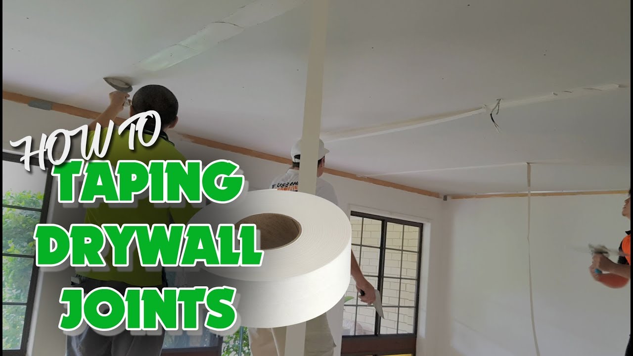 Taping a Drywall Ceiling using Paper Tape