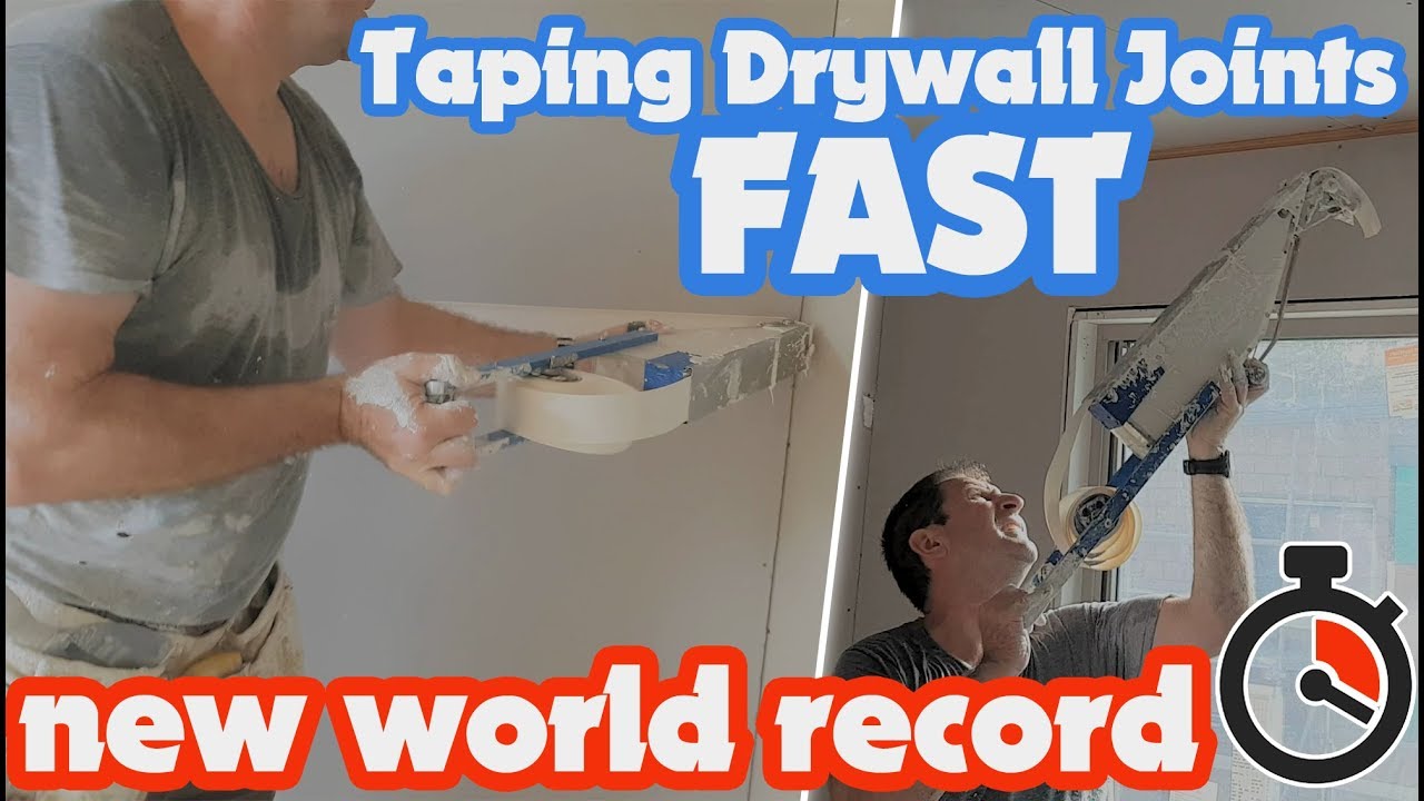 Taping Drywall Joints Fast with TapePro’s Automatic Taper Mud Box
