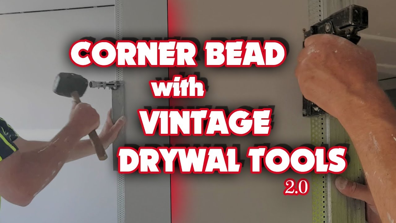 Install Drywall External Beads Using the Bead Clincher and Vintage Bostitch Staple Gun