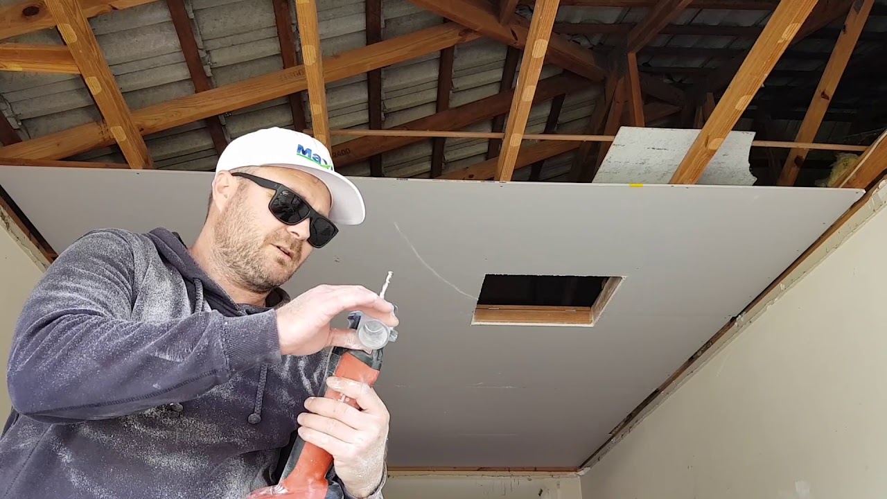 Fix a New Drywall Ceiling using only Hilti tools