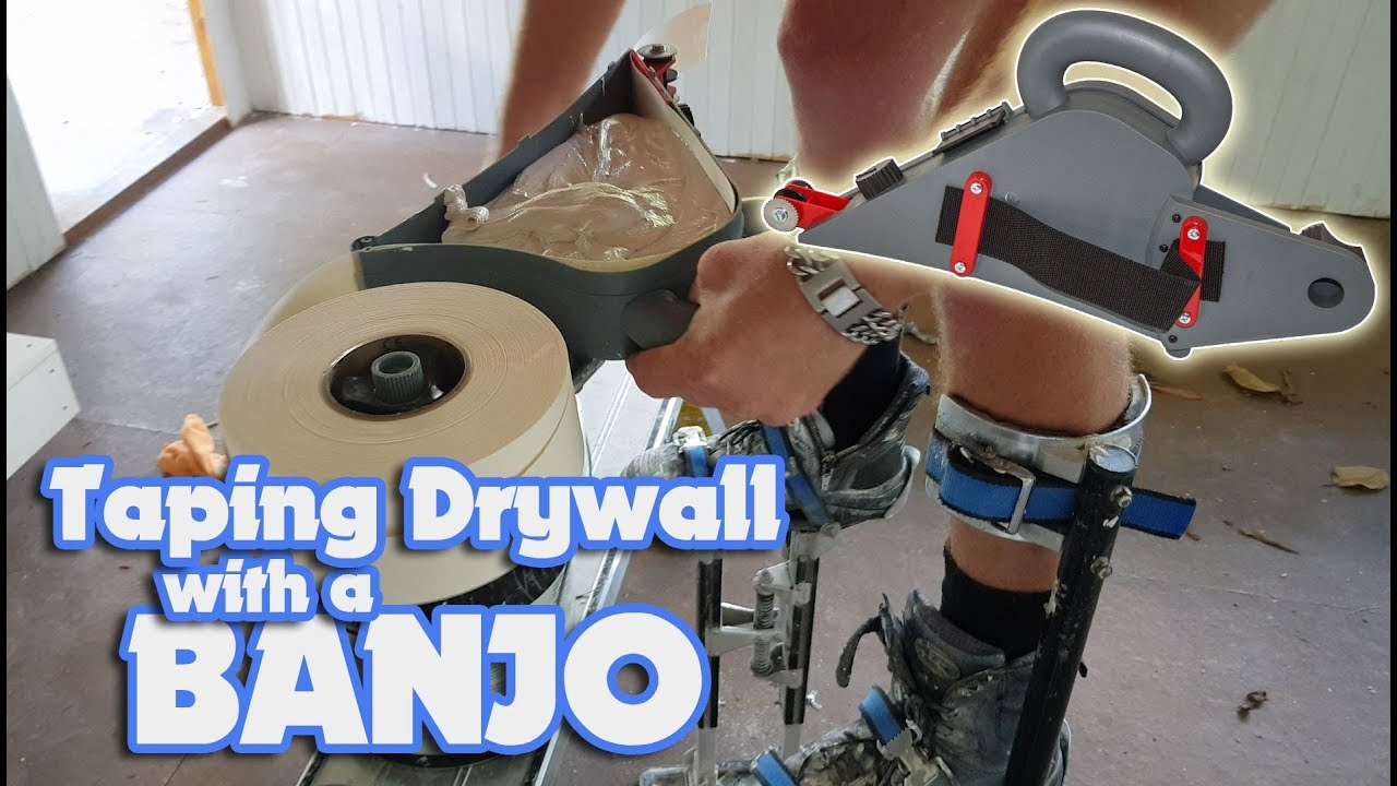 Save time Taping Drywall Joints with a Banjo