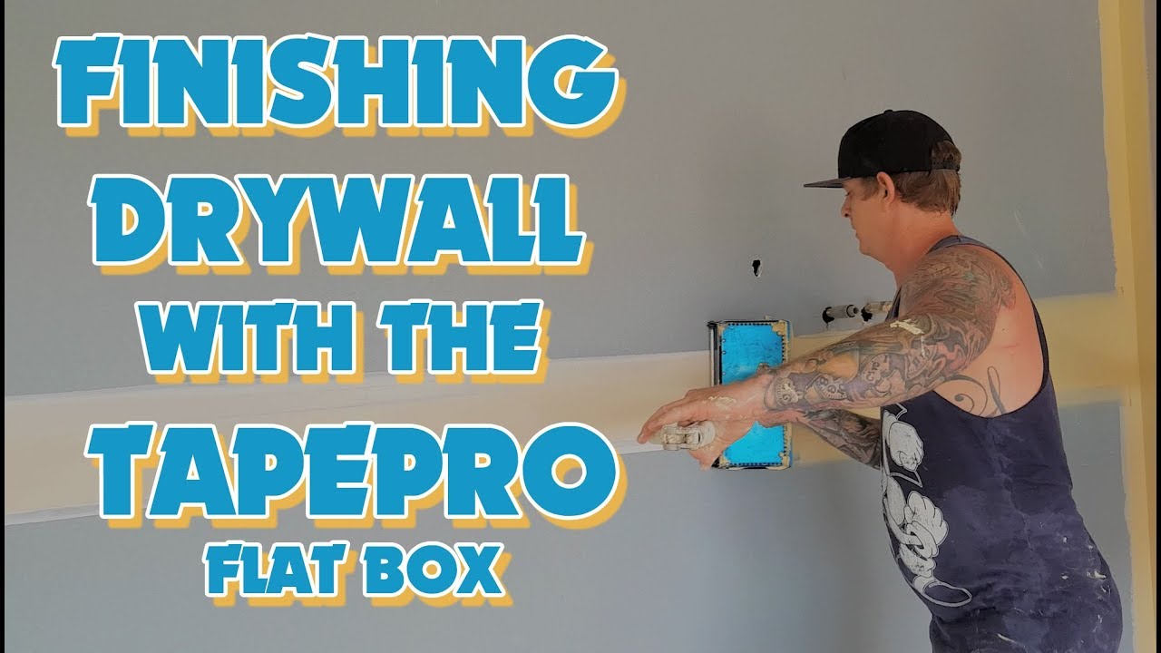 Finishing Drywall with the Tapepro Flat Box