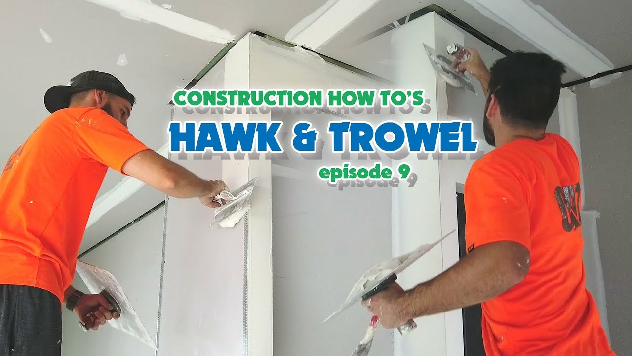 How Pro Drywall Finishers Coat Corner Bead with Hawk & Trowel