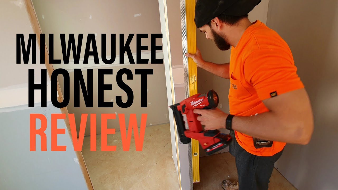 MILWAUKEE M18 CROWN STAPLER HONEST REVIEW | Drywall Finishing Construction Series #6