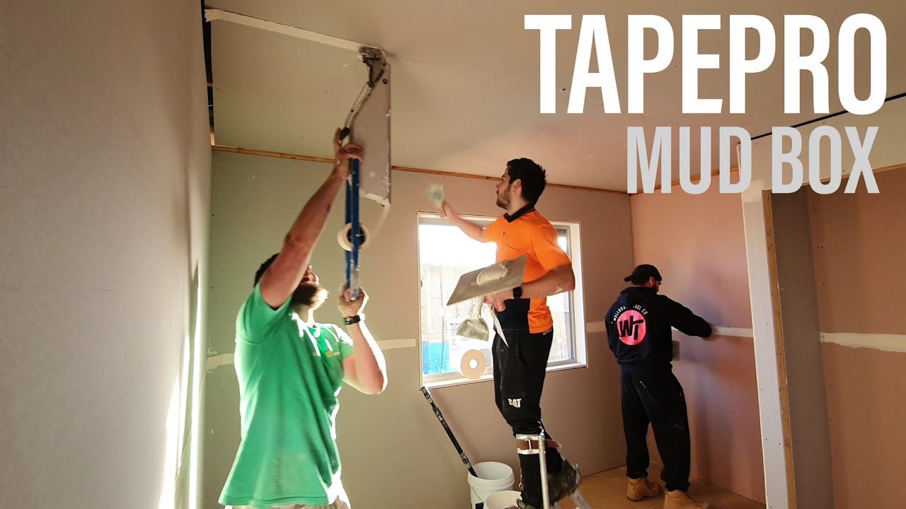 TAPEPRO DRYWALL TOOLS MUD BOX | Drywall Finishing Construction Series #2