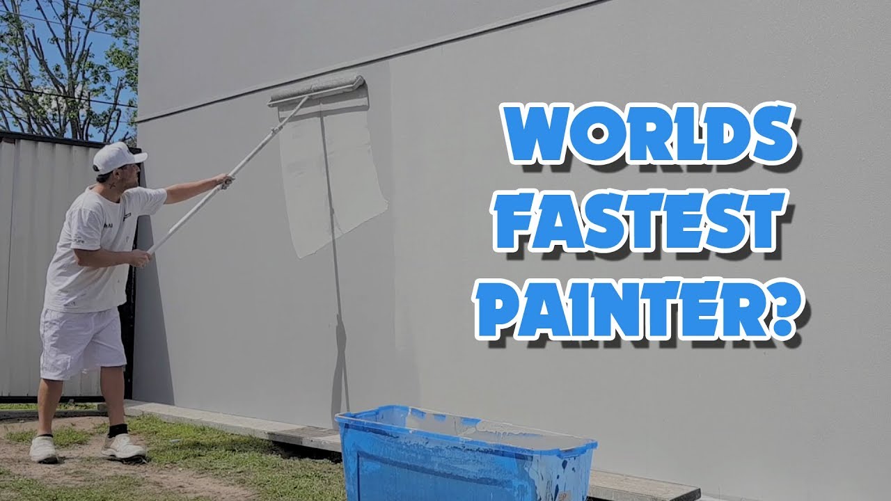 Paint Fast with the World’s Biggest Paint Roller