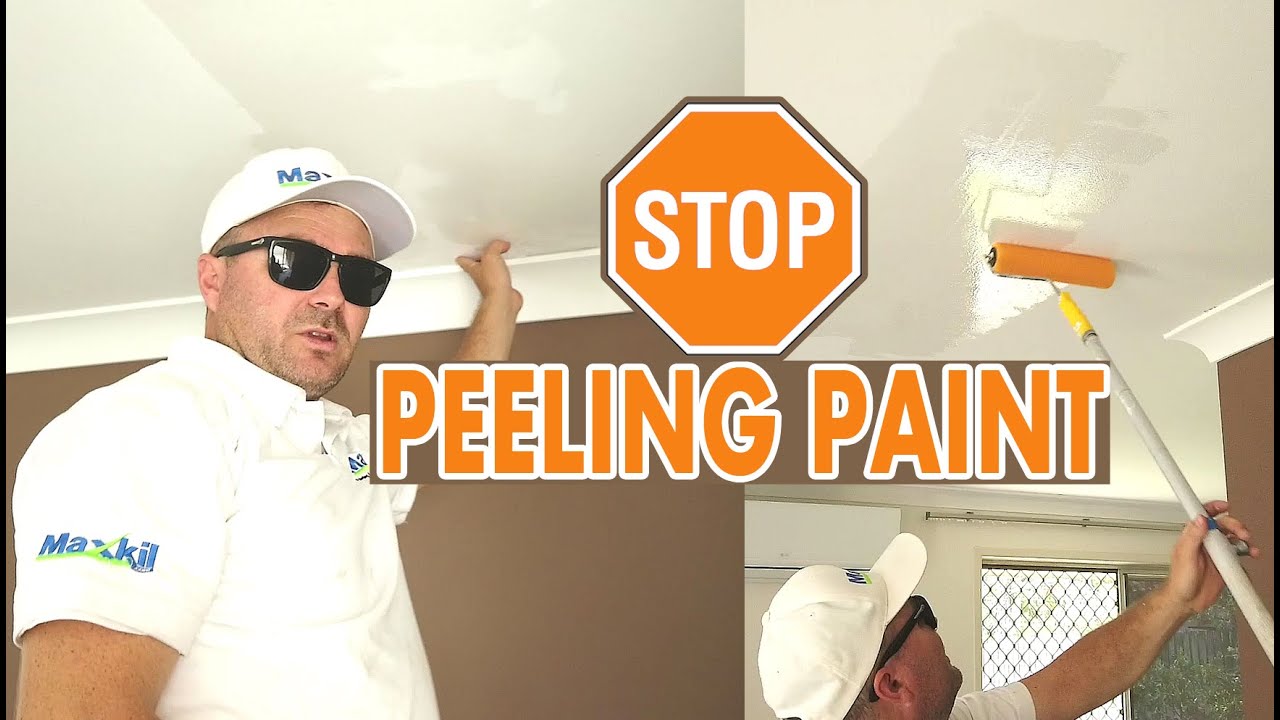 Drywall Ceiling Paint Peeling Fix