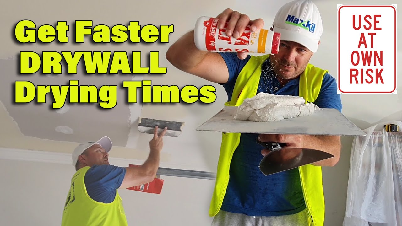 Drywall repair patch any size hole make it dry faster
