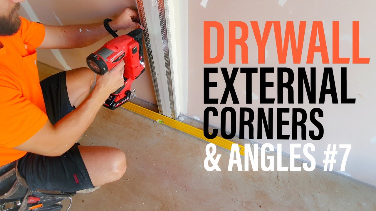 DRYWALL CORNER EXTERNAL ANGLES | Drywall Finishing Construction Series #7