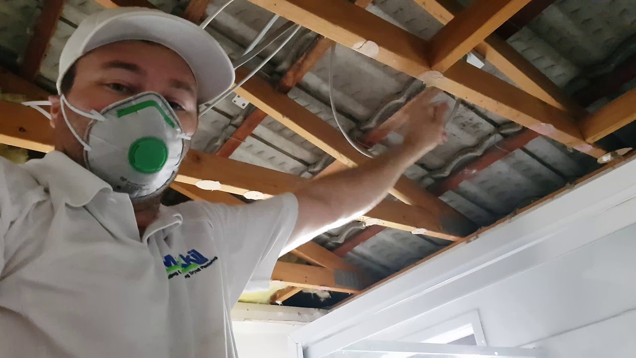 Fix or replace a drywall bathroom ceiling