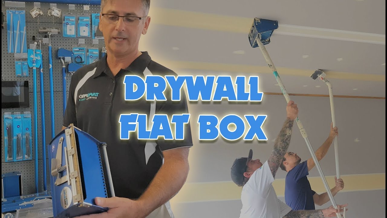 Tapepro’s Flat Box is the perfect Drywall Finishing Tool