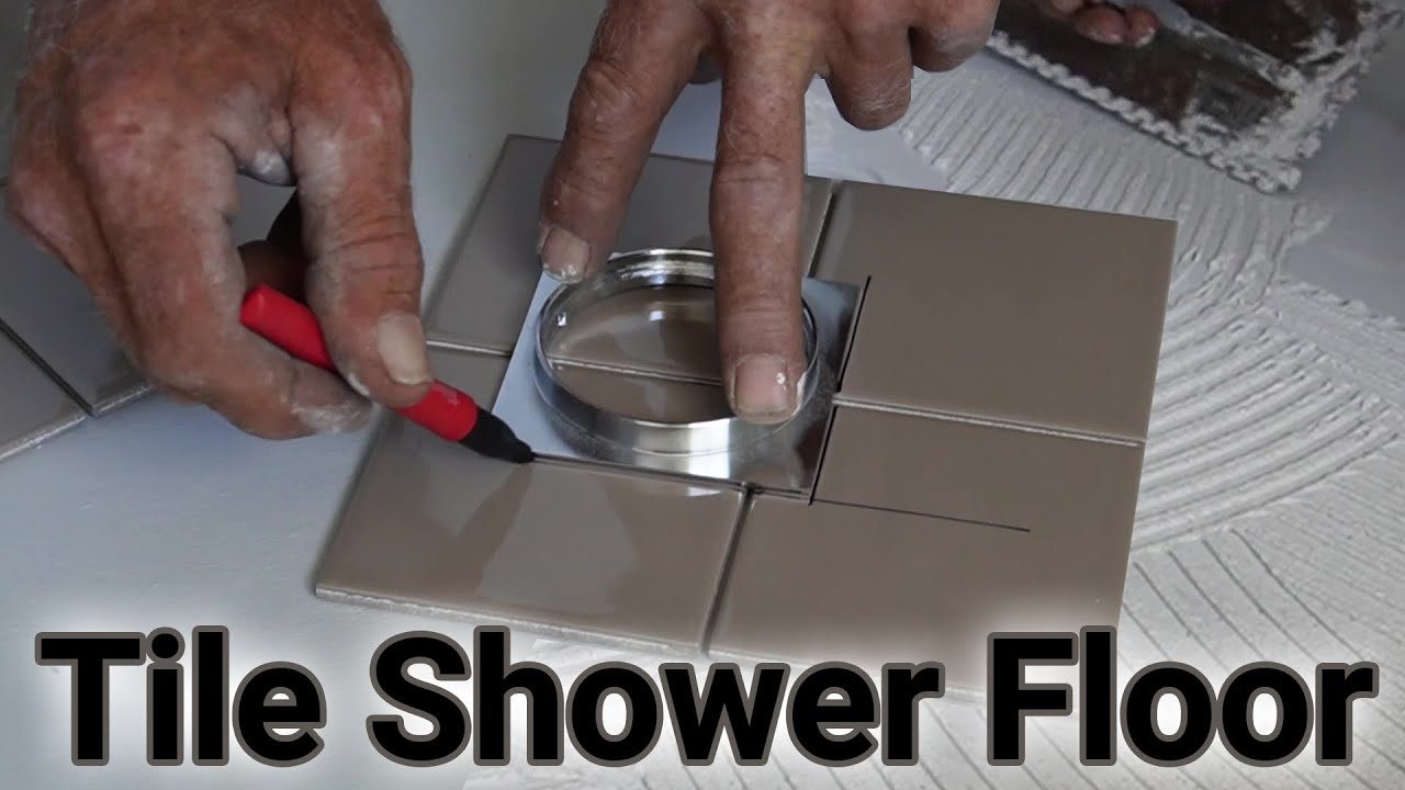 Tile Shower Floor in 20 Minutes – Home Renovation