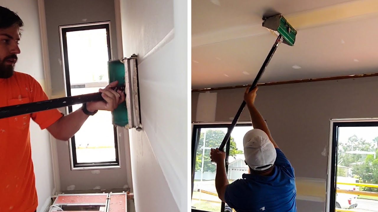 How to finish drywall in half the time.