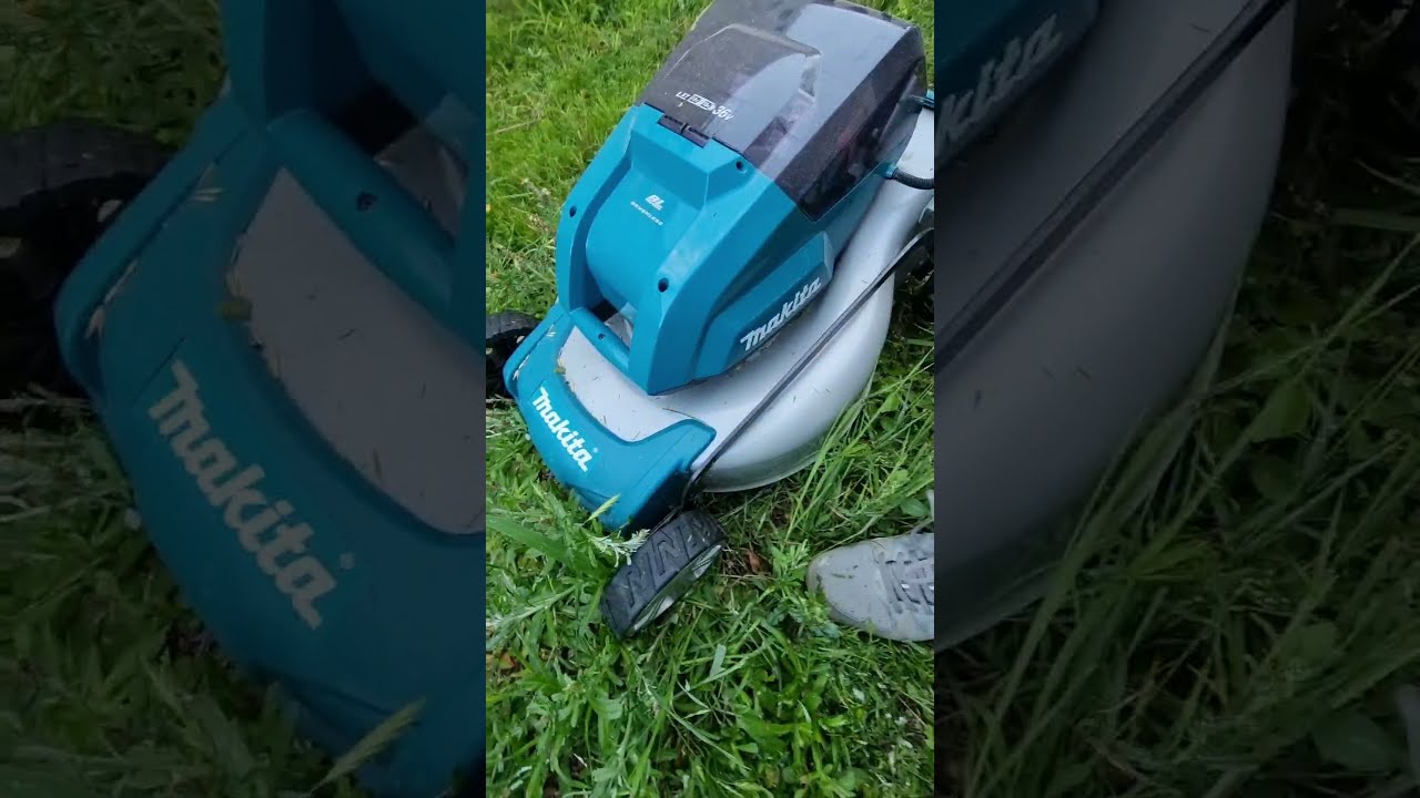 Makita Lawn Mower Cutting Long 
