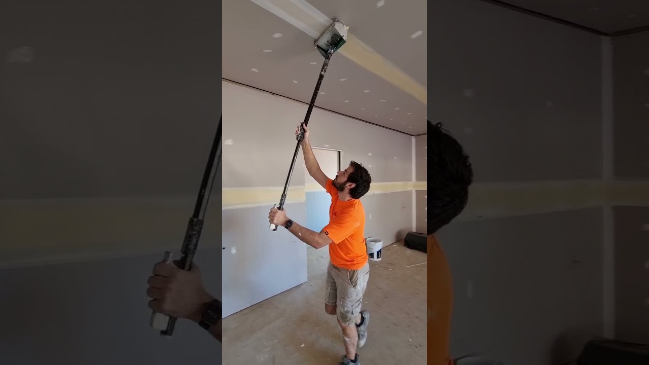 Drywall Finishing Crew Coats a House in 20 Minutes